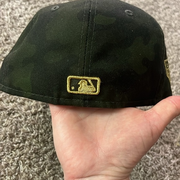 Detroit tigers camo with gold accents new era 59FIFTY cap size 6 5/8 - Picture 5 of 12